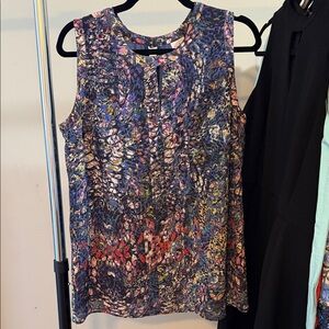 CAbi Multicolor Sleeveless Women's Top